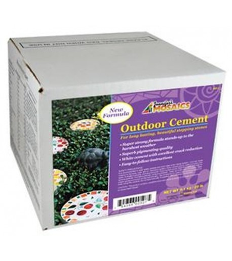 Cemento Jennifer's Mosaics para Vitromosaico de Exterior - 20lbs