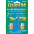 Diamantes / Piedras / Muelas Diamantadas Twofers de 1" Grano Medio para Pulir Vidrio