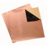 Hoja de Cobre Reverso Negro - 12" x 12" x 1.25mil