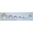 Joyas Redondas Facetadas de Vidrio de 50mm, 35mm, 30mm, 25mm, 20mm, 15mm y 40x30mm