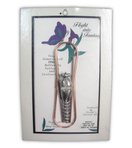 Mariposa Cuerpo de Metal / Plomo Chico para Vitrales