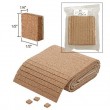 Almohadilla de Corcho no Adhesiva p/Envios de 1/2" x 1/2" x 1/4" para Vidrio