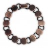 Brazalete Redondo Color Cobre Antiguo - 2pzs