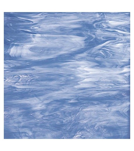 Vidrio Spectrum Glass color Azul SP 337-1 para Vitrales y Vitromosaico