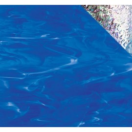 Vidrio Spectrum Glass color Azul Iridiscente SP I/339-6 para Vitrales y Vitromosaico