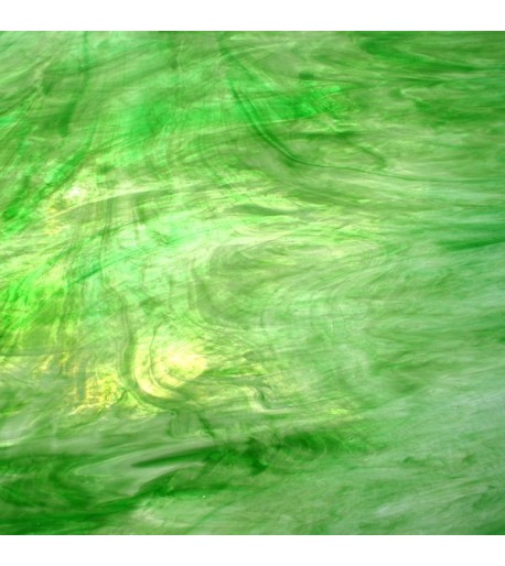 Vidrio Wissmach Glass color Verde WO-101 para Vitrales y Vitromosaico