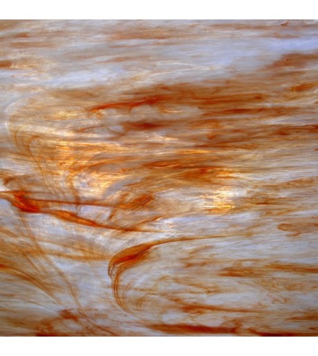 Vidrio Wissmach Glass color Naranja WO-27 para Vitrales y Vitromosaico