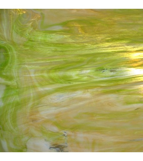 Vidrio Wisspy Wissmach Glass color Verde WO-55 para Vitrales y Vitromosaico