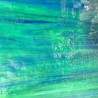 Vidrio Mystic Wissmach Glass color Verde / Azul WO-702MY para Vitrales y Vitromosaico