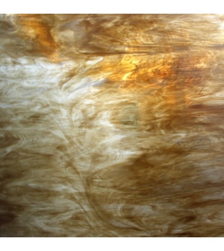 Vidrio Opalescente Kokomo Glass color Café KO 61SPLX para Vitrales y Vitromosaico
