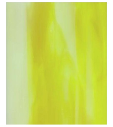 Vidrio Opalescente Kokomo Glass color Amarillo KO 166 para Vitrales y Vitromosaico