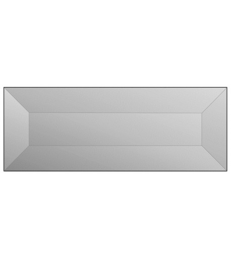 Rectángulo Biselado - 1.5" x 4”