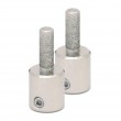 Piedras / Diamantes / Muelas Diamantadas Twofers de 1/4" para Pulir Vidrio