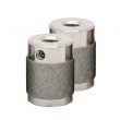 Piedras / Diamantes / Muelas Diamantadas Twofers de 1" Grano Medio para Pulir Vidrio