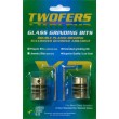 Piedras / Diamantes / Muelas Diamantadas Twofers para Reducir Vidrio (Ripple Bits)