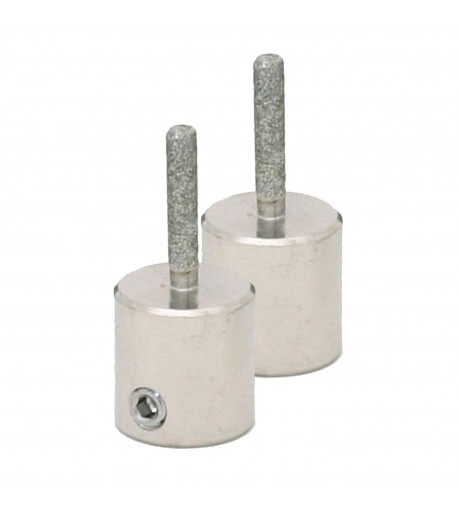 Piedras / Diamantes / Muelas Diamantadas Twofers de 1/8" Grano Estándar para Pulir Vidrio