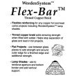 Refuerzo Flex-Bar para Lamparas en Vitral