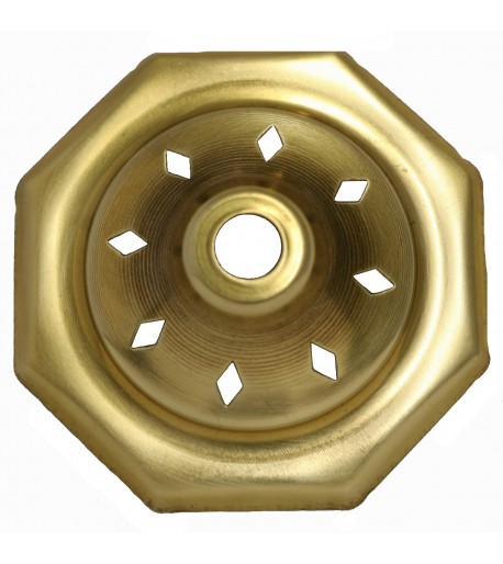 Tapa para Lampara de 8 lados c/Orificios - 3-1/8"