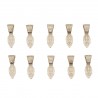 Colgantes Plata Esterlina Variedad de Texturas - 10pzs