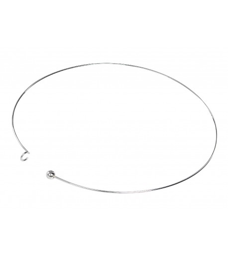 Collar de Gargantilla Chapado en Plata para Joyería en Vitrofusión