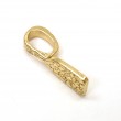Colgante Floral Platinado en Oro para Dijes para Joyería en Vitrofusión