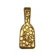 Colgante Floral Platinado en Oro para Dijes para Joyería en Vitrofusión