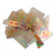 Pedacería Vidrio Dicroico en Claro DichroMagic Tie Dye con Diseños - 1/4lb