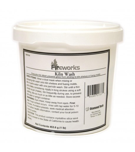 Separador de Vidrio Fuseworks - 1lb (kiln wash)
