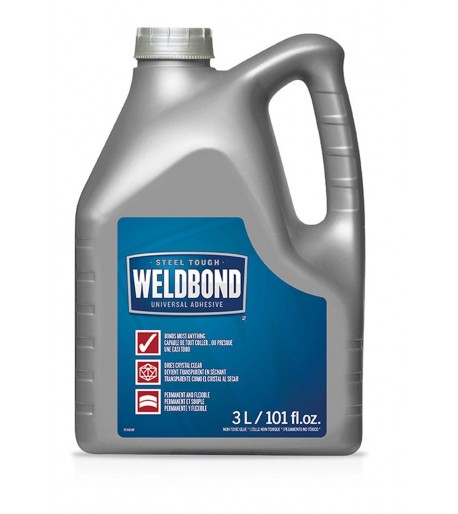 Adhesivo / Pegamento Weldbond de 3L para Vidrio, Mosaico y otros Materiales