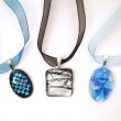 Variedad de Colgantes Chicos Platinados en Plata para Joyería en Vitrofusión