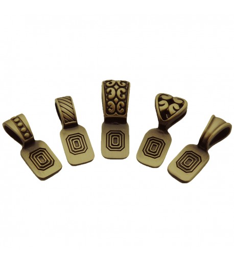 Variedad de Colgantes Platinados en Latón Antiguo para Joyería