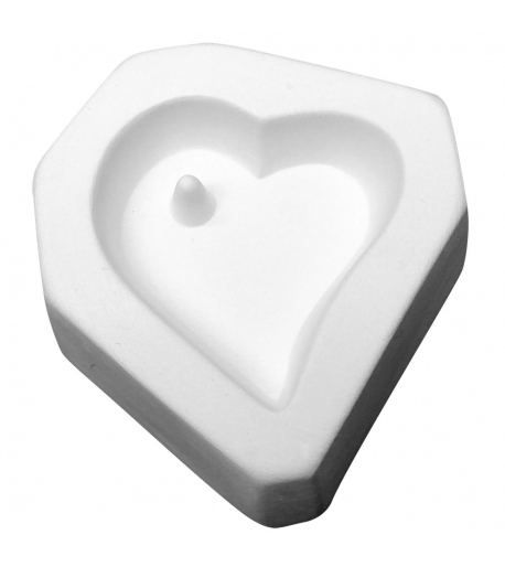 Molde de Corazón para Joyería de Vitrofusión (Termoformado)
