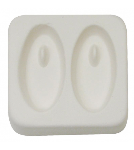 Molde de Ovalo Doble para Joyería