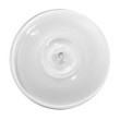 Rondel / Medallón de Vidrio Claro - 3-1/4"