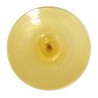 Rondel / Medallón de Vidrio Ámbar Pálido - 3 - 1/4"