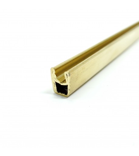 Cañuela de Latón 3/8" U para Vitrales