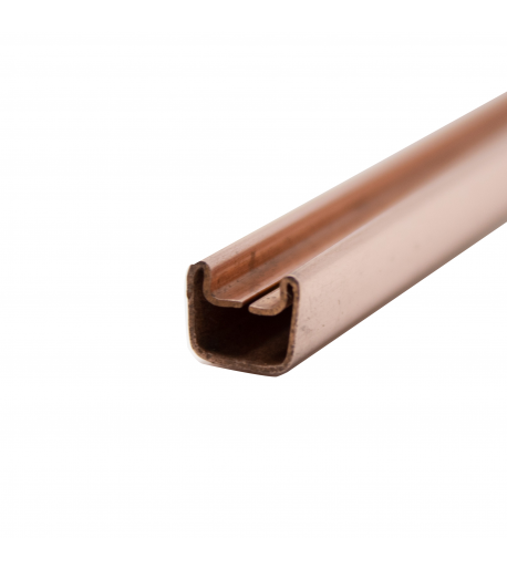 Cañuela de Cobre 1/4" U para Vitrales