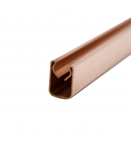 Cañuela de Cobre 3/8" U para Vitrales