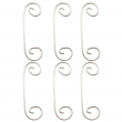 Colgantes Curly Q 5 - 2-5/16" x 3/4" (6pzs)