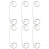Colgantes Curly Q 5 - 2-5/16" x 3/4" (6pzs)