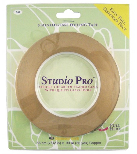 Cinta de Cobre 7/32" Studio Pro - 1.0mil para Vitrales